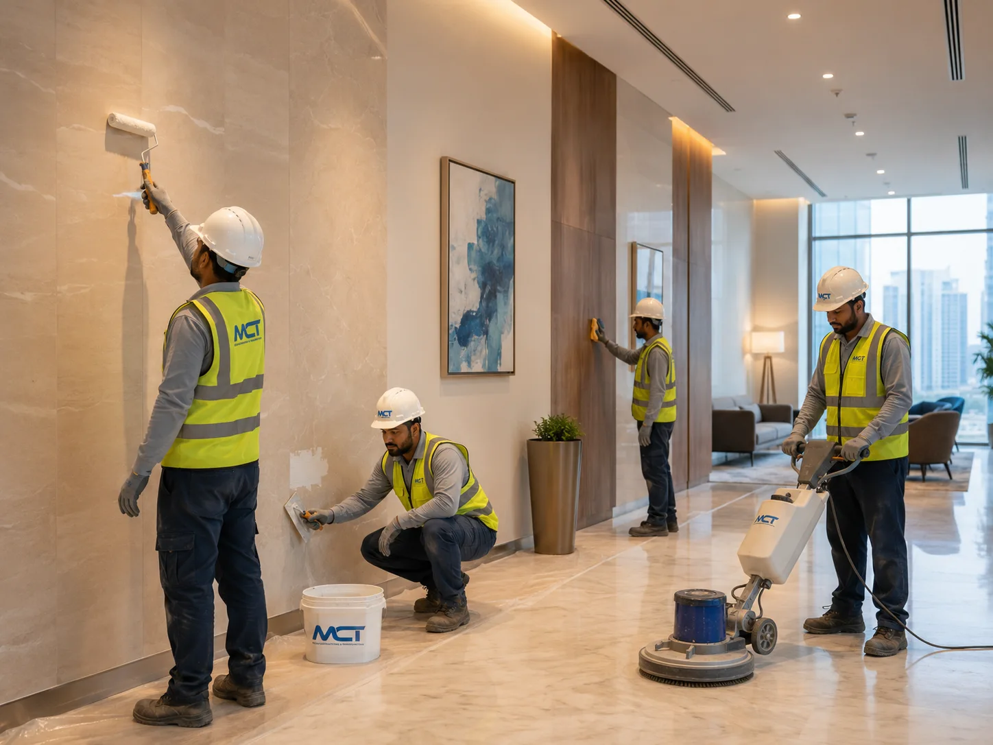 Professional building maintenance services in Qatar
