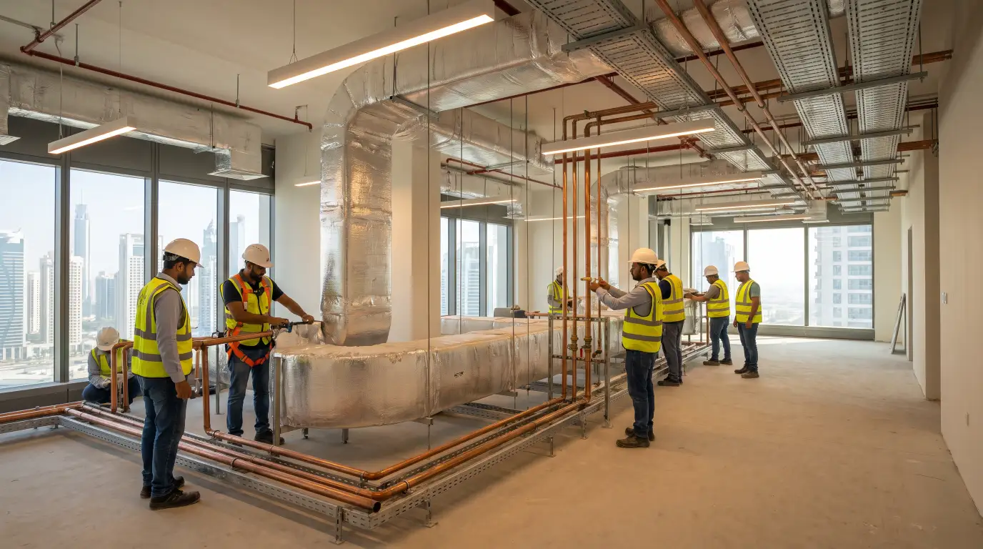 MEP and plumbing works in Qatar