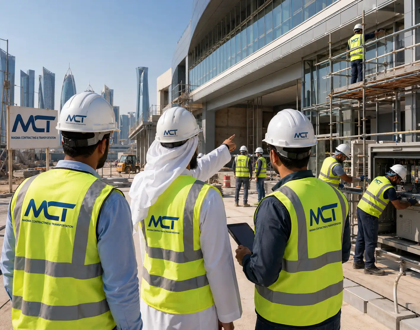 Magma contracting and building maintenance project support