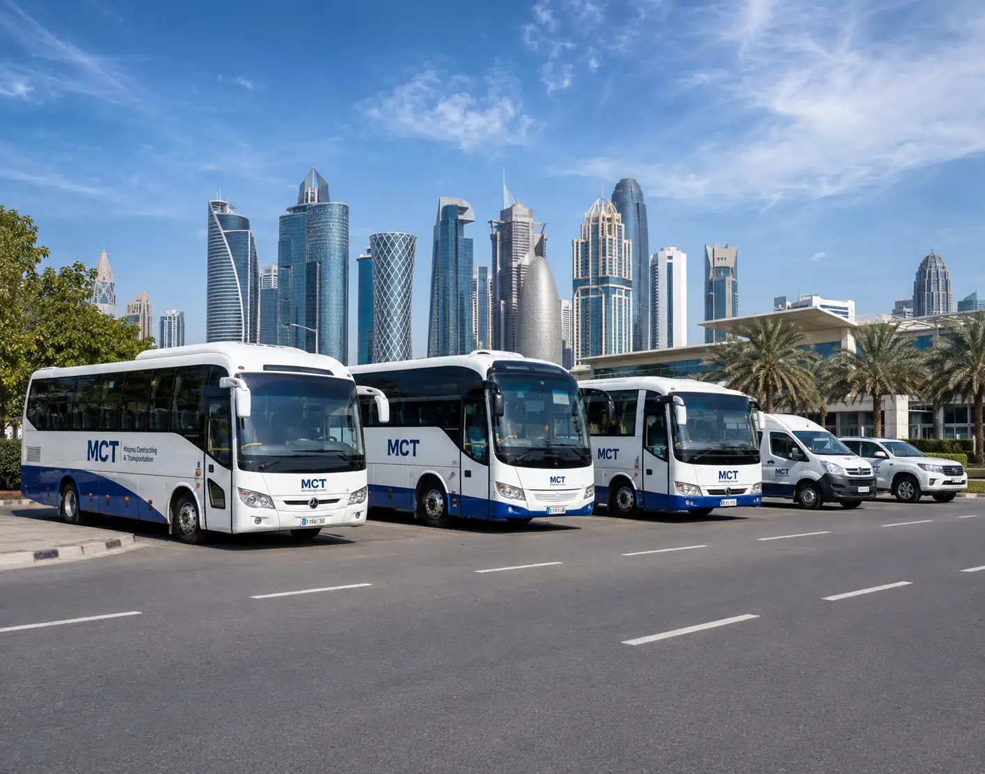 Magma passenger transportation fleet in Qatar and Bahrain
