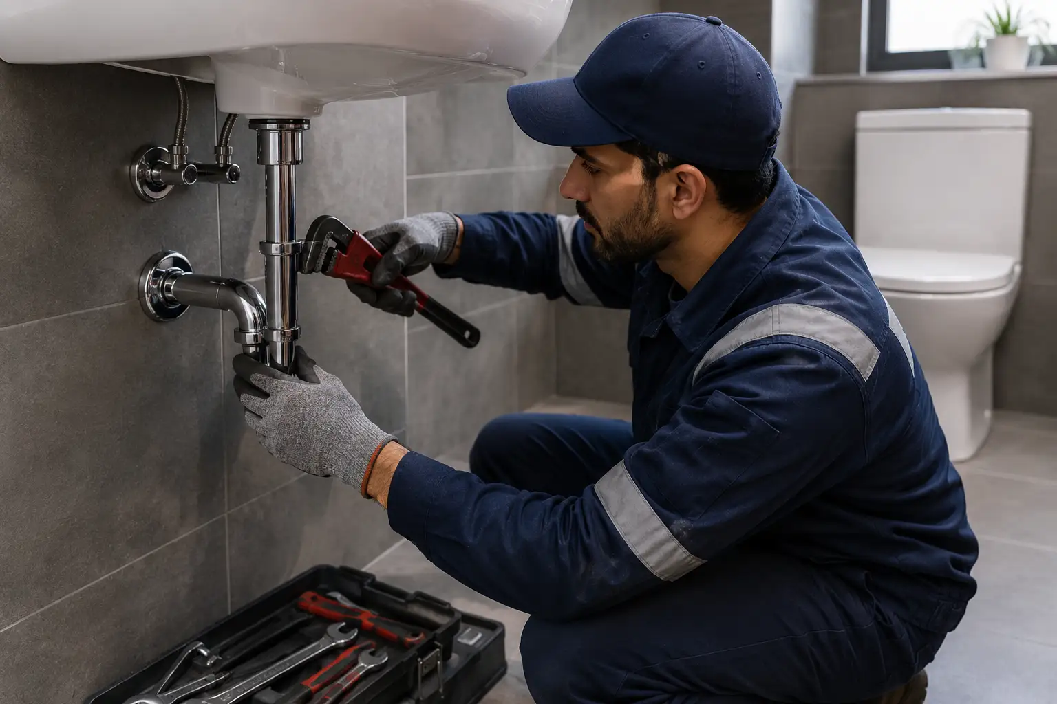 Plumbing maintenance and repair work