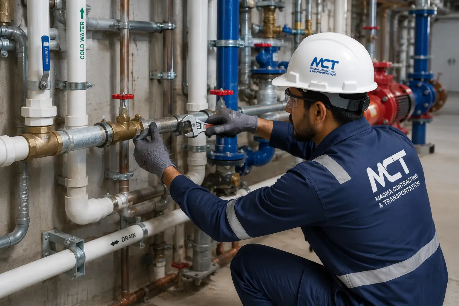 Magma plumbing installation and maintenance works