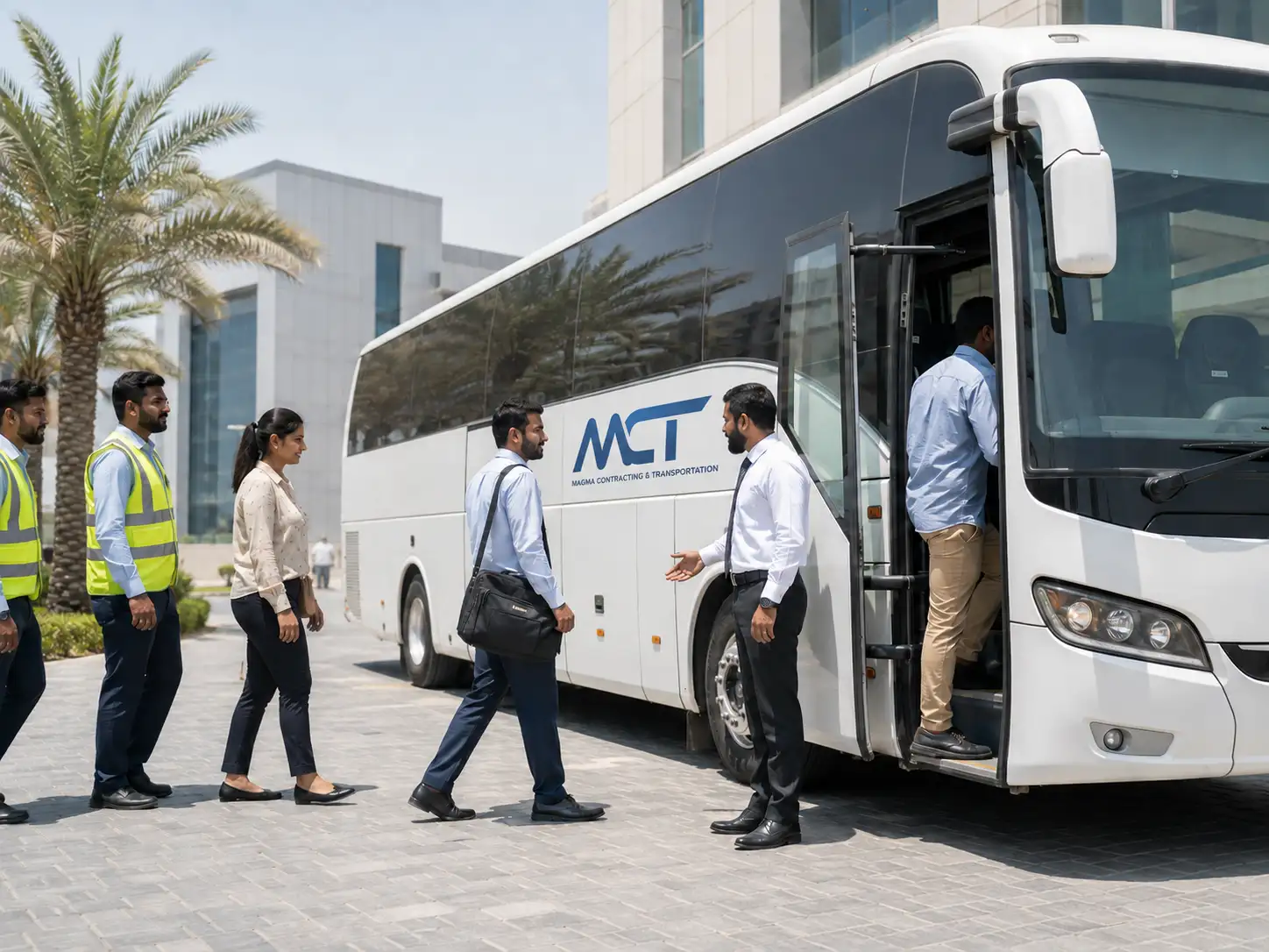 Magma staff transportation bus service