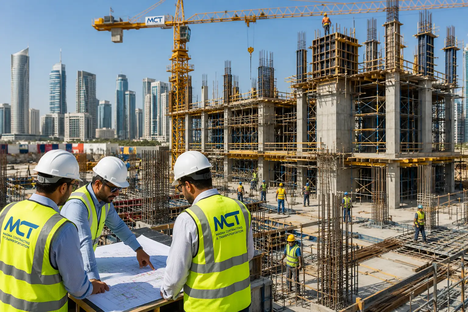 Villa and building construction works by Magma